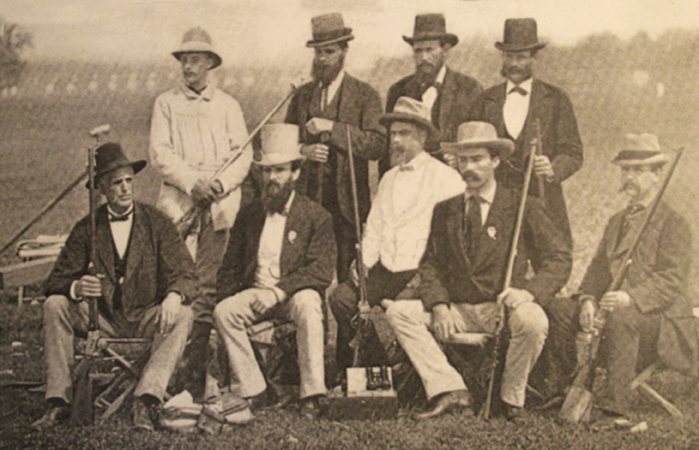 The American team at the Bennett Match.